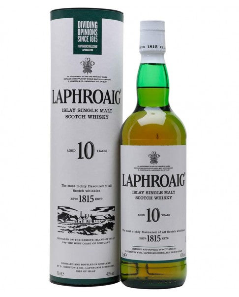 LAPHROAIG 10 AÑOS SINGLE MALT